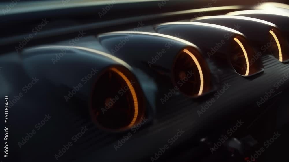 Poster the backlighting adds depth and dimension to the vents making them stand out against the rest of the