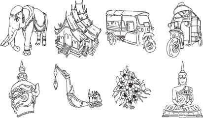Thai Travel Illustration