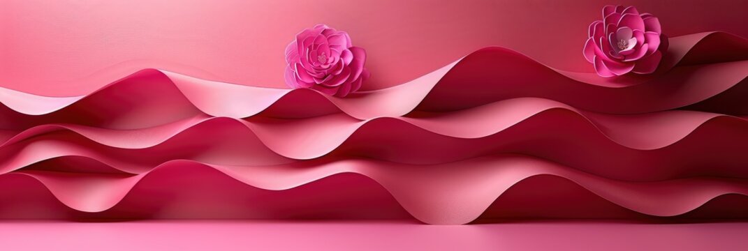 Abstract Pink Color Gradient Studio, HD, Background Wallpaper, Desktop Wallpaper
