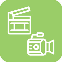 Film Set Icon Style