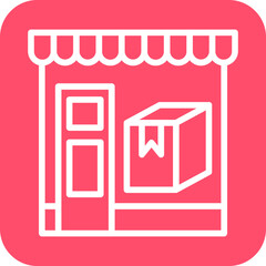 Delivery Shop Icon Style