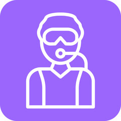 Diver Male Icon Style