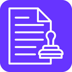 Obraz premium Authority Icon Style