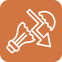 Business Fail Icon Style