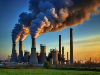 Industrial air pollution Generative AI