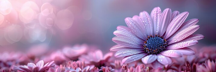 Beautiful Purple Flower Full Bloom Summer, HD, Background Wallpaper, Desktop Wallpaper - obrazy, fototapety, plakaty