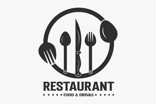 Restaurant Logo Design, Modern and Minimalist Restaurant Branding, Creative Logo for Culinary Ventures, Dining Logo Concept, Unique and Memorable Restaurant, Logo for Foodie Destinations, Fine Dining