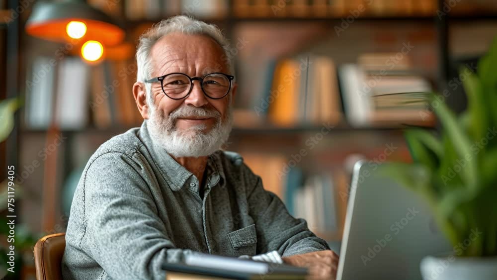 Aufkleber during his golden years an older gentleman has found a way to continue using his skills and knowledg