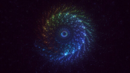 3D manual rendering abstract round hole light background. Its not AI Generatd illustration.