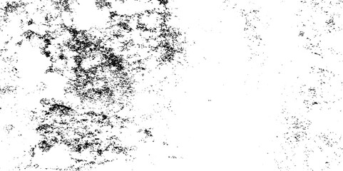 Naklejka na ściany i meble Splat background Grunge wall and black and white Dark noise granules Black damaged distress grainy texture isolated on white background.