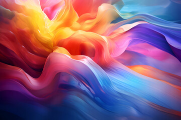 Fototapeta premium abstract background with blue. red. yellow and orange colors.