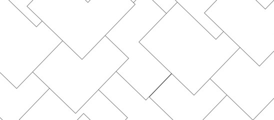 Abstract white background with diamond and triangle shape in modern abstract pattern design .abstract seamless modern white color technology concept geometric black line vector background.