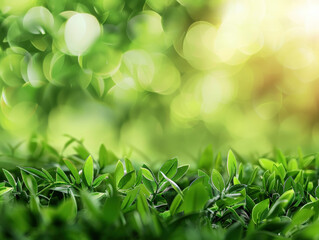 green nature background