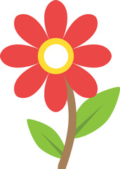 flower isolated on white