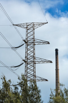 High voltage power lines