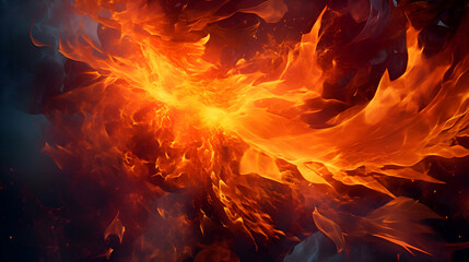 Fire flames background. Fire flames background. Fire flames isolated on black background