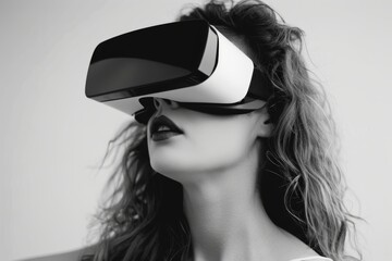 VR Compelling Mixed Reality Headset. Virtual Reality Goggles for Game Studios. Augmented reality 3D Glasses Mass communication. 3D Future Technology Encouragement Gadget and Tour Wearable Equipment