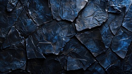 Abstract blue textures with a shattered look