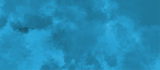 Abstract background with blue watercolor background .digital pastel art watercolor splash texture .vintage blue sky and cloudy background .hand painted vector illustration with watercolor design .