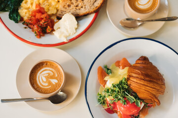 Breakfast on the table