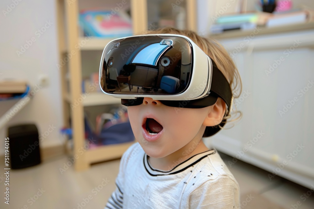 Aufkleber vr computing mixed reality headset. virtual reality goggles for data privacy. augmented reality 3d g