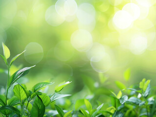 green nature background