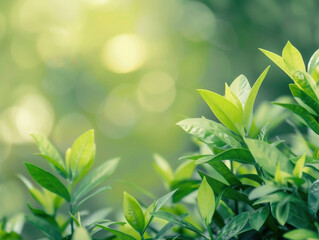 Obraz premium green nature background