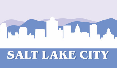 Obraz premium salt lake city utah united states