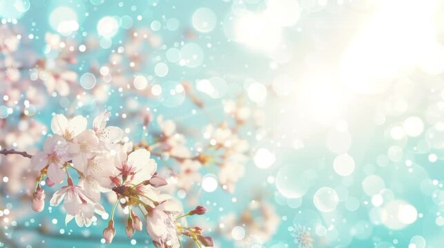 Featuring Blooming Apricot Tree Branches, seamless looping time-lapse virtual 4k video animation background.