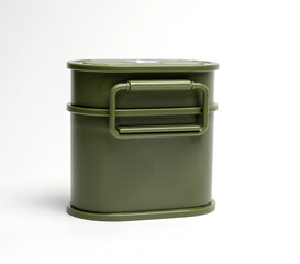 whiskey set metal ice cubes In the form of a cartridge box