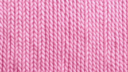 Pink texture knitted fabric fiber background cozy
