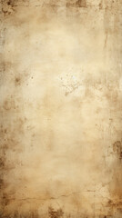 Fototapeta na wymiar Dirty and stained vintage grunge brown blank parchment paper sheet background texture created with Generative AI Technology 
