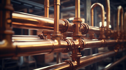 Plumbing pipes industry manufacture of pipes