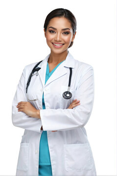 portrait of female doctor or medical professional