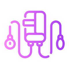 tensiometer Line Gradient Icon