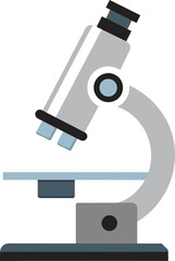 Isolated microscope vector design illustration