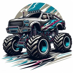monster truck design © Hamza