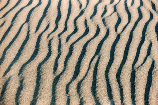 Waves on the sand