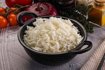 Indian cuisine Steamed basmati rice