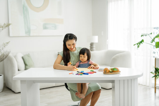 Educational pastime develop creativity skill in kid concept.