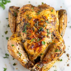 Roasted Chicken with Herbs and Spices A Delicious Dish for a Monthly Meal Prep Generative AI