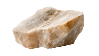 Quartzite rock. isolated on transparent background.