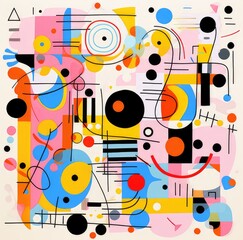 vibrant abstract swirl artwork background