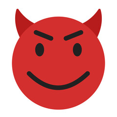 red devil face icon 
