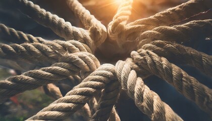 rope on a ship rope, knot, isolated, string, cord, nautical, line,  - obrazy, fototapety, plakaty