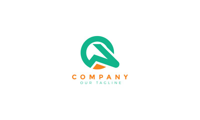 Abstract/elegant/geomatric logo design letter Q with letter O for company