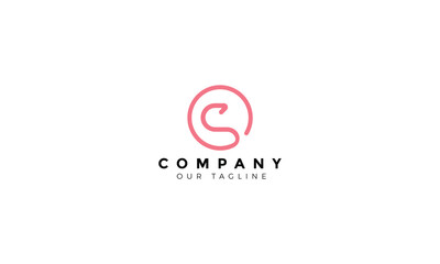 Abstract/elegant/geomatric logo design letter S with letter C for company