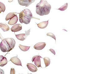 Fresh Garlic Isolated On Transparent Background