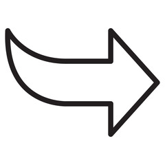 Illustration of arrow, Modern simple arrow, Button, Cursor