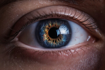 Fototapeta premium A galaxy inside of an eye
